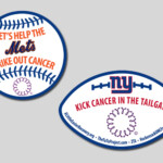 Printed magnets designed for A Little Easier Recovery to be distributed at the Mets and NY Giants game.